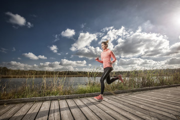 Running in the nature