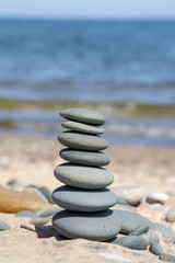 Fototapeta na wymiar Beach stones