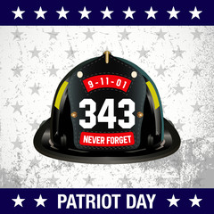 Vector Illustration of  Patriot day background