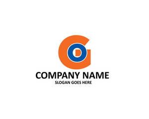 Obraz premium go letter logo