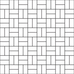 Perpendicular bricks background. Seamless vector pattern