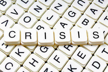 Crisis text alphabet word by letters. Letter blocks crossword 