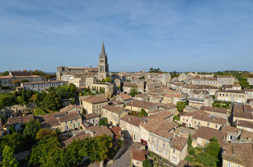 Fototapeta na wymiar Saint-Emilion - Gironde - Vue générale
