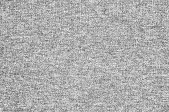 Grey Jersey Fabric Texture Background.