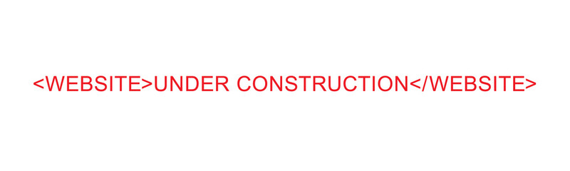 Website Under Construction Sign Grunge