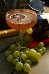 Alcoholic Cocktail with cognac