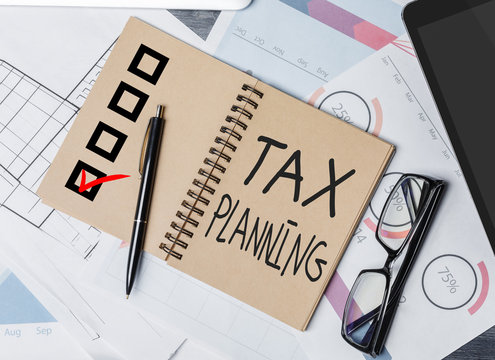 Tax planning notepad