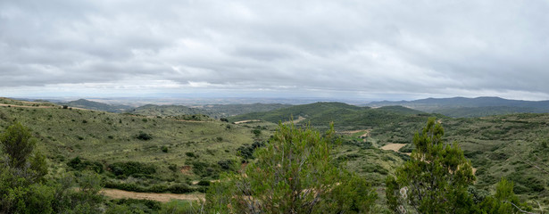 The village of Ujue in Navarre, Spain