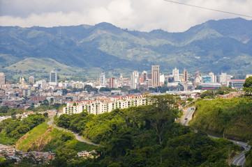 Piramic View Of Pereira, Risaralda, Colombia