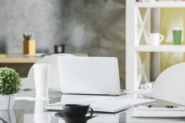 Contemporary designer desktop