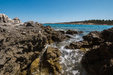 Mittelmeer in Istrien am Kap Kamenjak