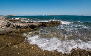 Mittelmeer in Istrien am Kap Kamenjak