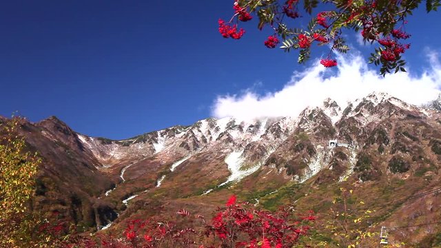 秋の立山ロープウェイ