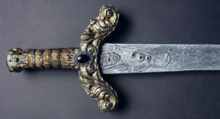 Beautiful medieval sword
