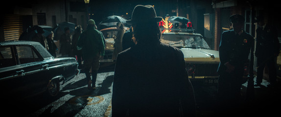 Mann mit Hut 60er Jahre