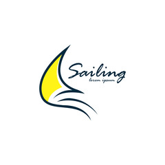 Fototapeta na wymiar sailing logo