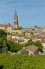 Fototapeta na wymiar Saint-Emilion, vue générale, Gironde