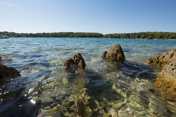 Mittelmeer in Istrien am Kap Kamenjak