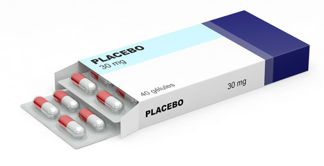 placebo boîte médicaments - obrazy, fototapety, plakaty