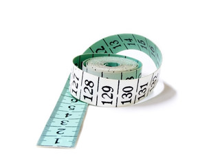 The white-green meter on a white background.