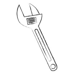 wrench tool isolated icon vector illustration design