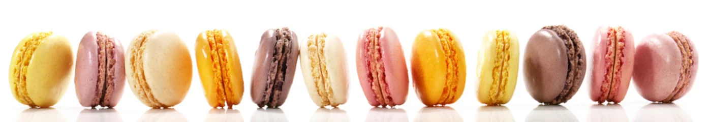 Acrylic prints Dessert Macarons Sortiment -  Confiserie Panorama