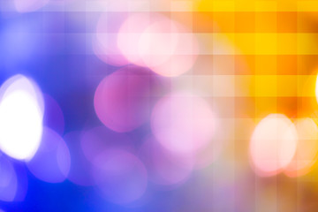 Colorful Abstract Bokeh and Strip Bar Background, Nature and Digital meeting background concept