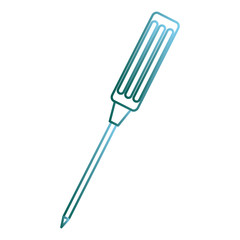 screwdriver tool isolated icon vector illustration design