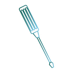 screwdriver tool isolated icon vector illustration design