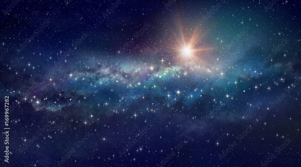 Canvas Prints deep space background