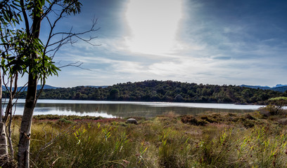 Etang de Santa Giulia en Corse