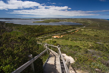 Fototapeta na wymiar Blick aus Prospect Hill auf Kangaroo Island in Australien