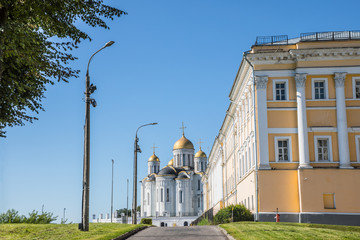 Fototapeta na wymiar Dormition Cathedral in Vladimir, Russia