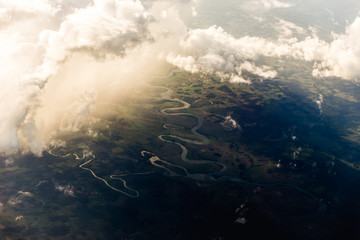 Fototapeta na wymiar Aerial View of Guatemala