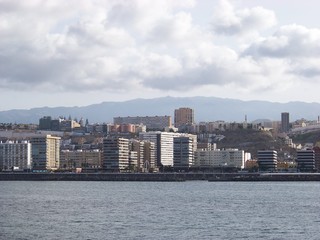 Fototapeta premium Blick auf Las Palmas vom Hafen 4
