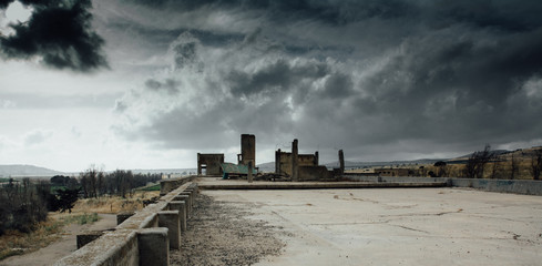 War zone landscape