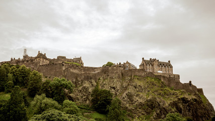 Fototapeta na wymiar Edinburg Castle