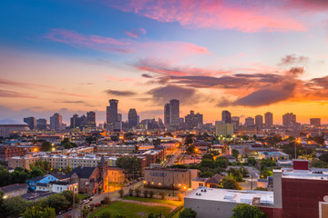 Fototapeta na wymiar New Orleans Louisiana Skyline