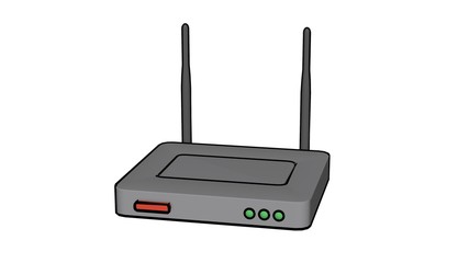 Fototapeta premium modem