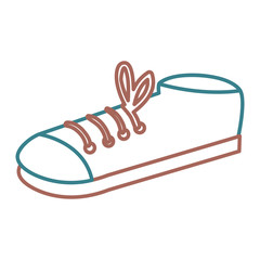 elegant male shoes isolated icon vector illustration design