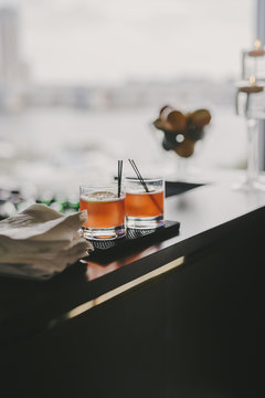 Backlit cocktails