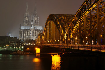 Nachtaufnahme Kölner Dom