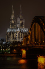 Nachtaufnahme Kölner Dom