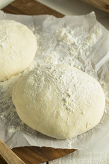 Raw Organic White Pizza Dough Ball