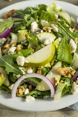 Raw Autumn Pear and Blue Cheese Salad