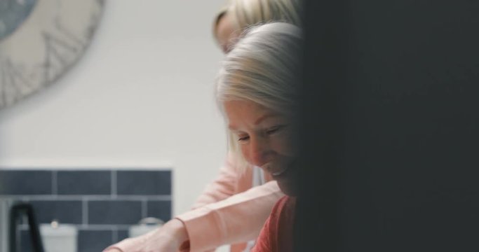 Family Cooking In The Kitchen