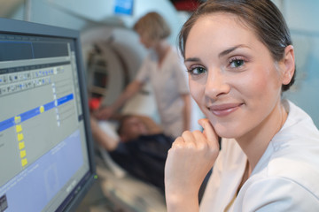 in front of the health record