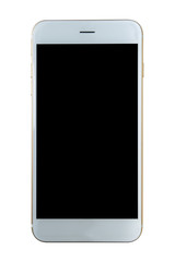 Smartphone white and black screen