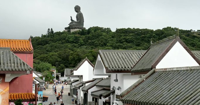 Hong Kong, 08 August 2017 -:Tian Tan Buddha statue