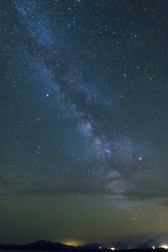 Milky Way over Lee Vining, California